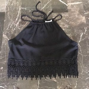Tunnel crochet Crop top size SM