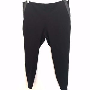 Forever 21 + Plus Size Black Leggings Pant Leather