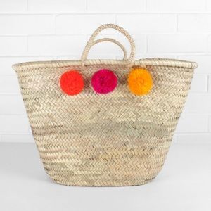 Bohemia Handmade Pom Pom Basket