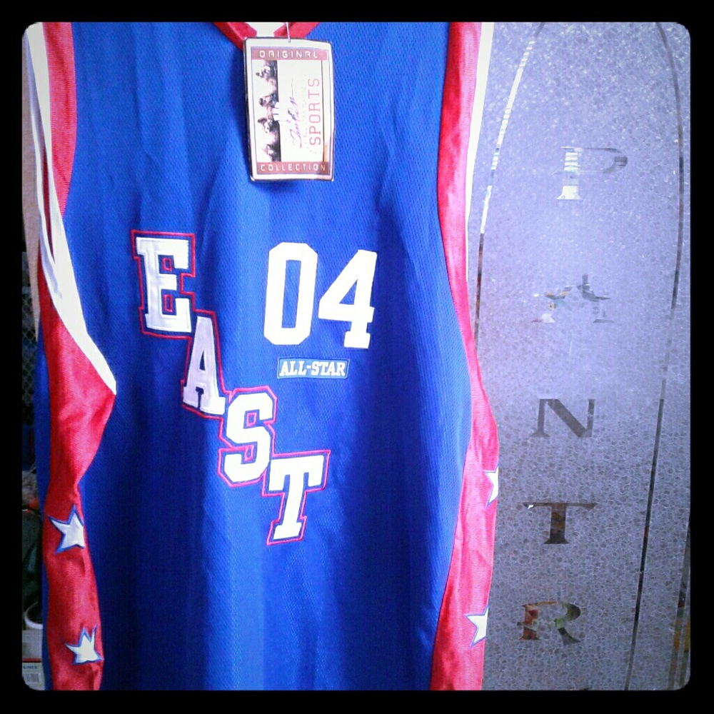 #4 East All Star Basketball jersey.