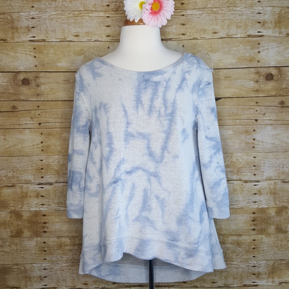 Free People Acid Wash Look Sweatshirt Sz. XS