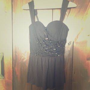 Victoria's Secret Black Bra Top with sequins