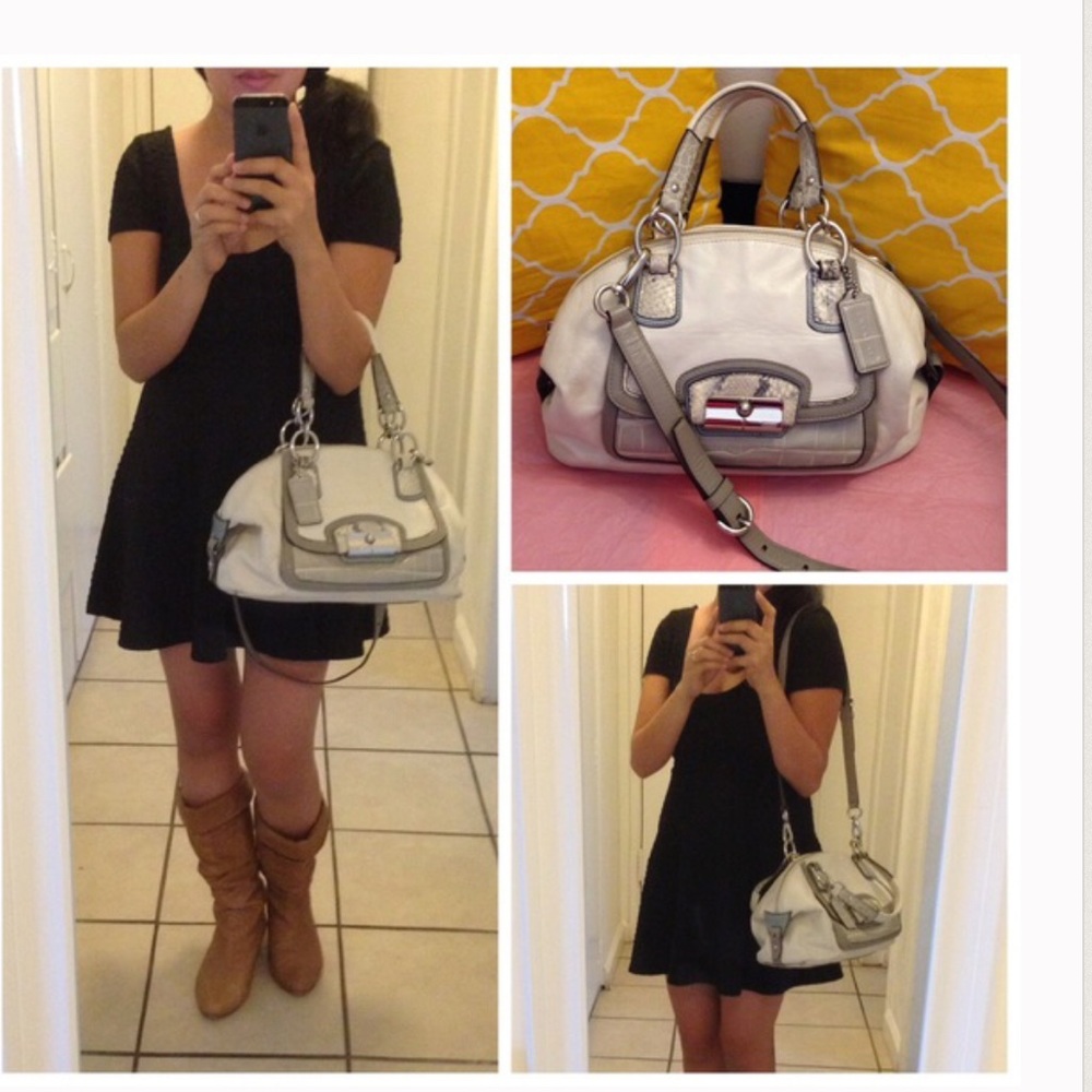 👛Coach Pebbled Leather Rare Satchel 💞