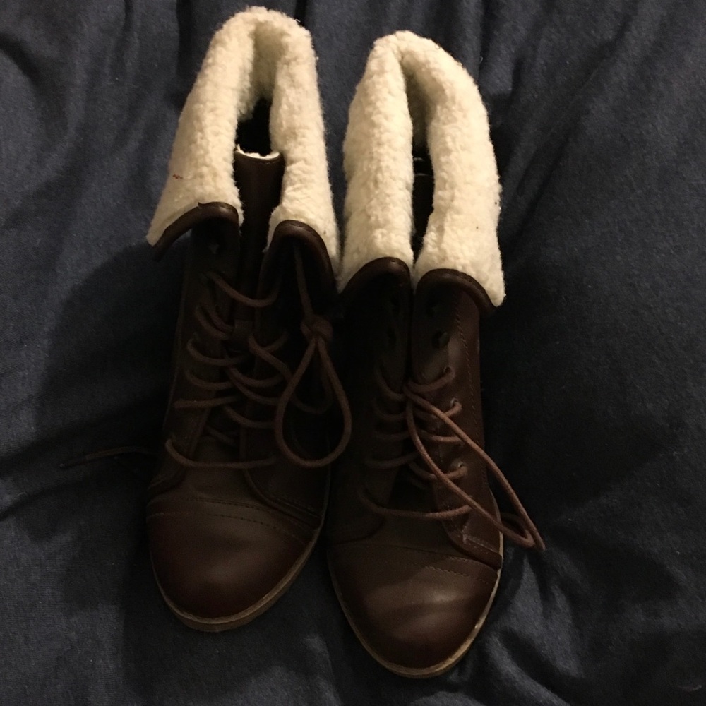 High heel ankle boots