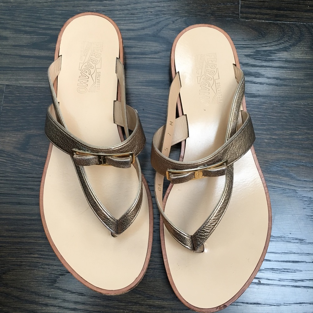 Salvatore Ferragamo Bow Sandals
