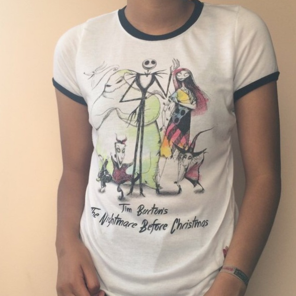 the nightmare before christmas ringer tee