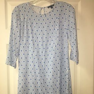 As U Wish blue and white dress