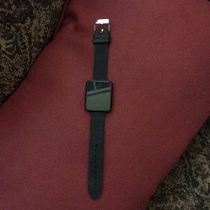 Touch screen black watch