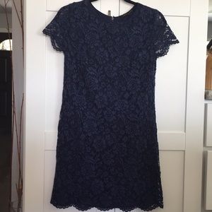 Navy lace Cynthia Steffe cocktail dress