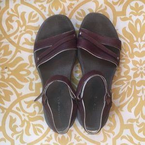 Merrell Dahlia Leather Coffee Bean Sandal