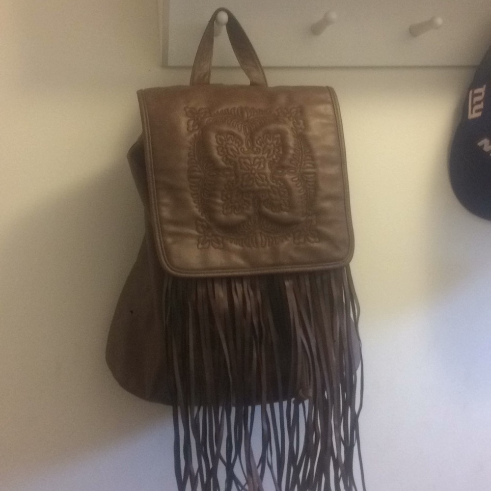 Cute Boho Fringe Backpack