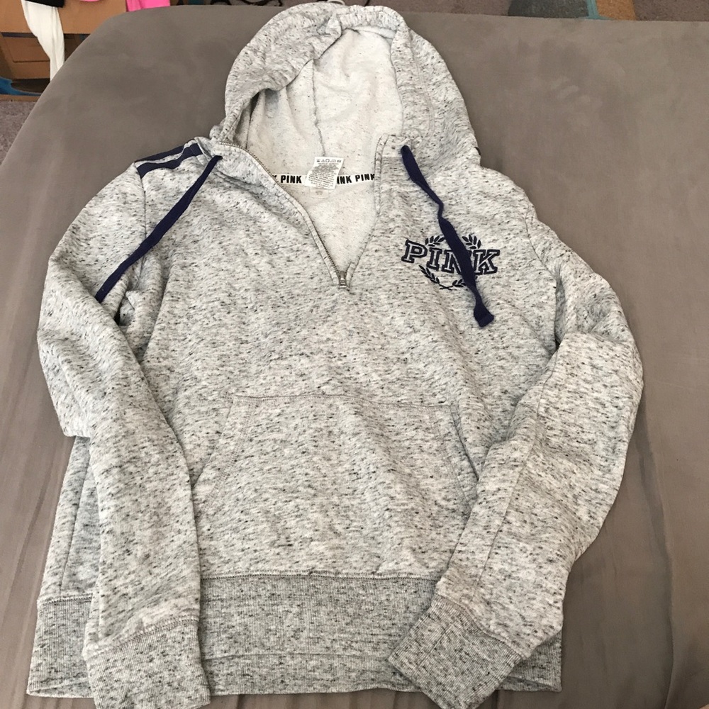 PINK campus quarter zip