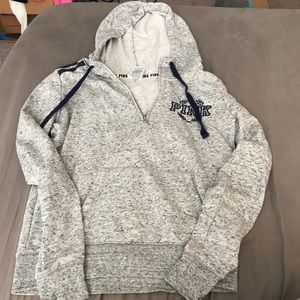 PINK campus quarter zip