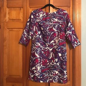 NWOT Limited blue and red print dress