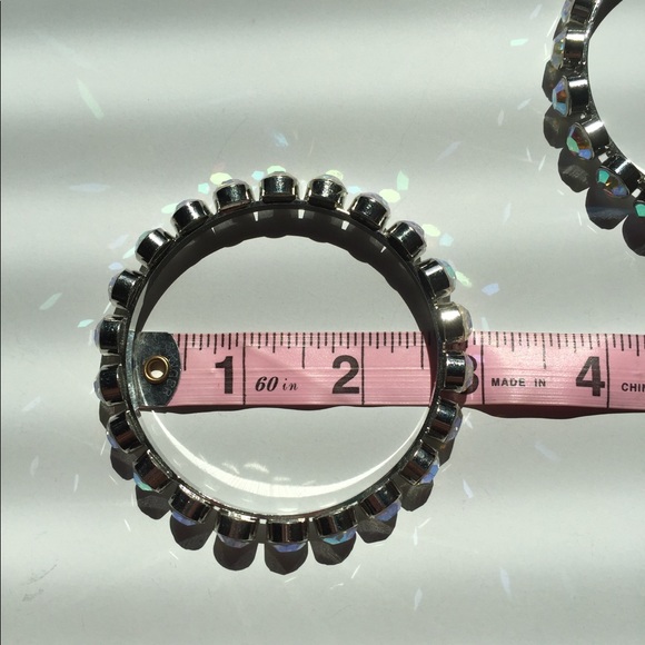 Iridescent Crystal Bangles - Picture 3 of 3