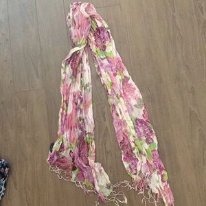 Floral scarf