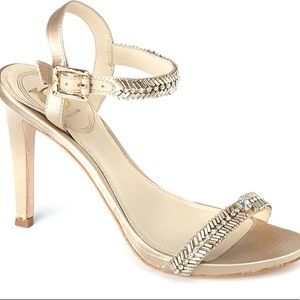 💥FLASH SALE💥Vince Camuto Gold Bejeweled Heels