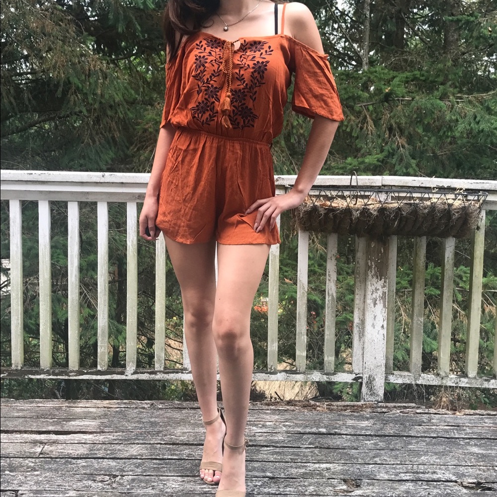 NWOT fall romper