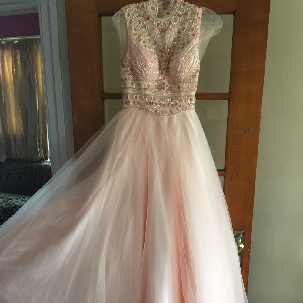 Blush ballgown size small