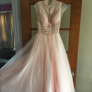 Blush ballgown size small