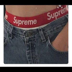 Authentic supreme boxer and socks set .