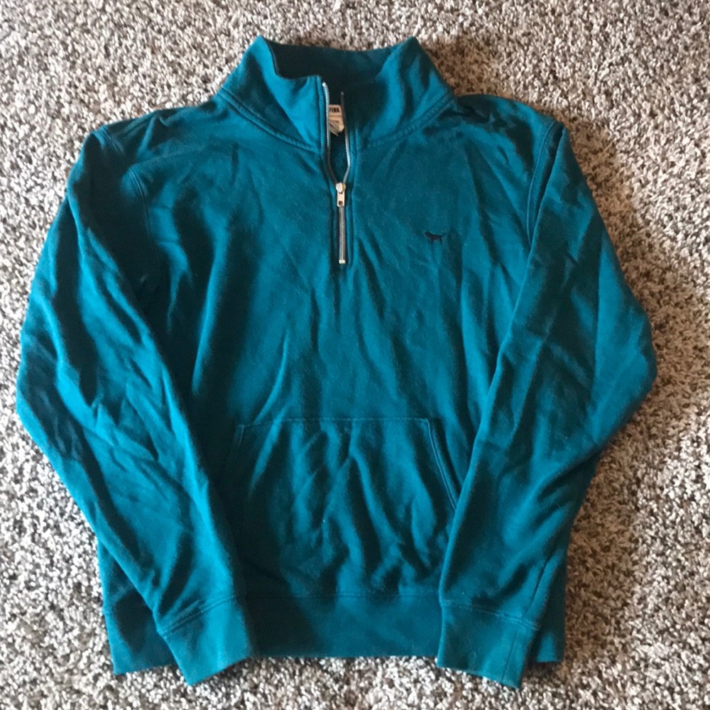 Pink quarter zip pullover