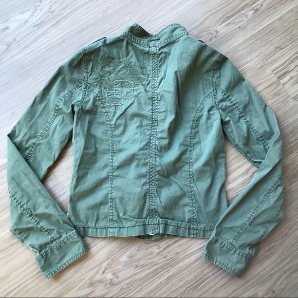 SOLD Fox Racing Co. Military Style Green Jacket XS - Picture 5 of 8