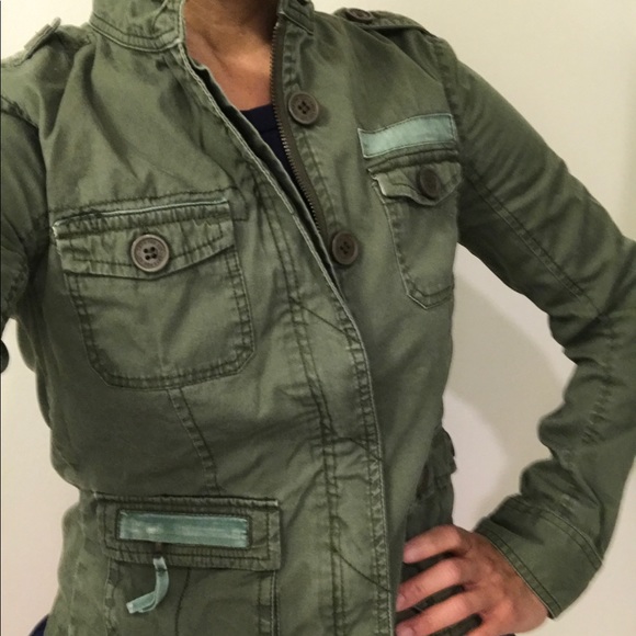 SOLD Fox Racing Co. Military Style Green Jacket XS - Picture 8 of 8