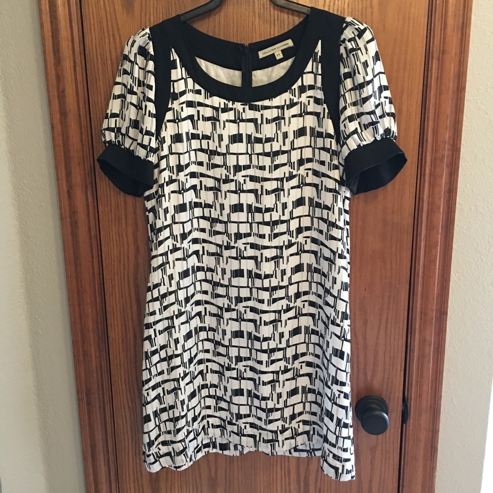 Black/White shift dress - ready for a night out!
