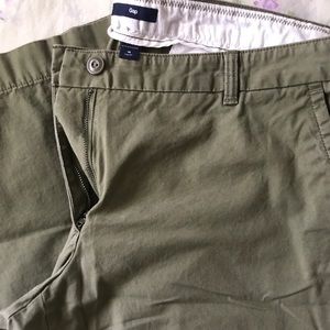 Gap Olive Green wide leg chinos