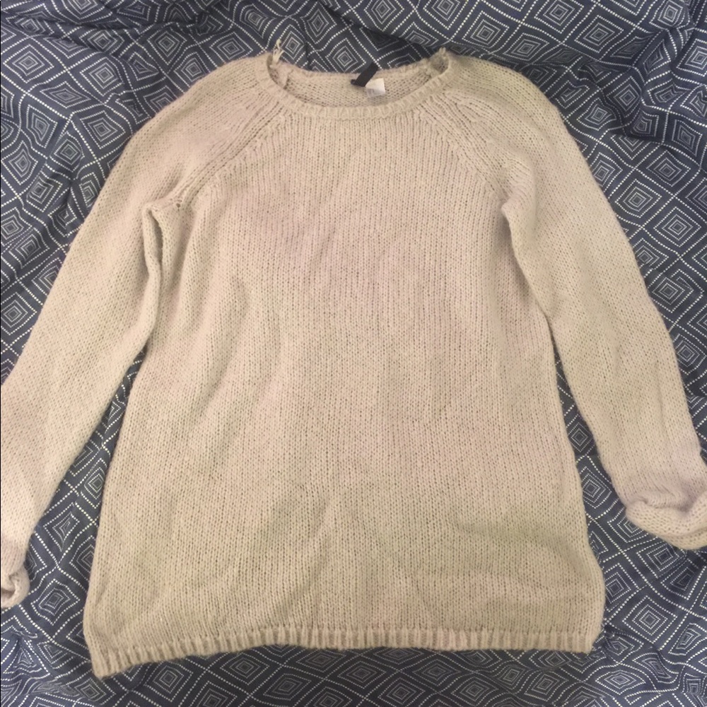 H&M knit grey sweater