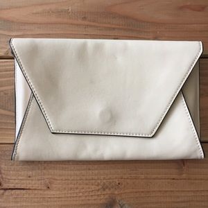 Zara trafaluc basic clutch bag in nude