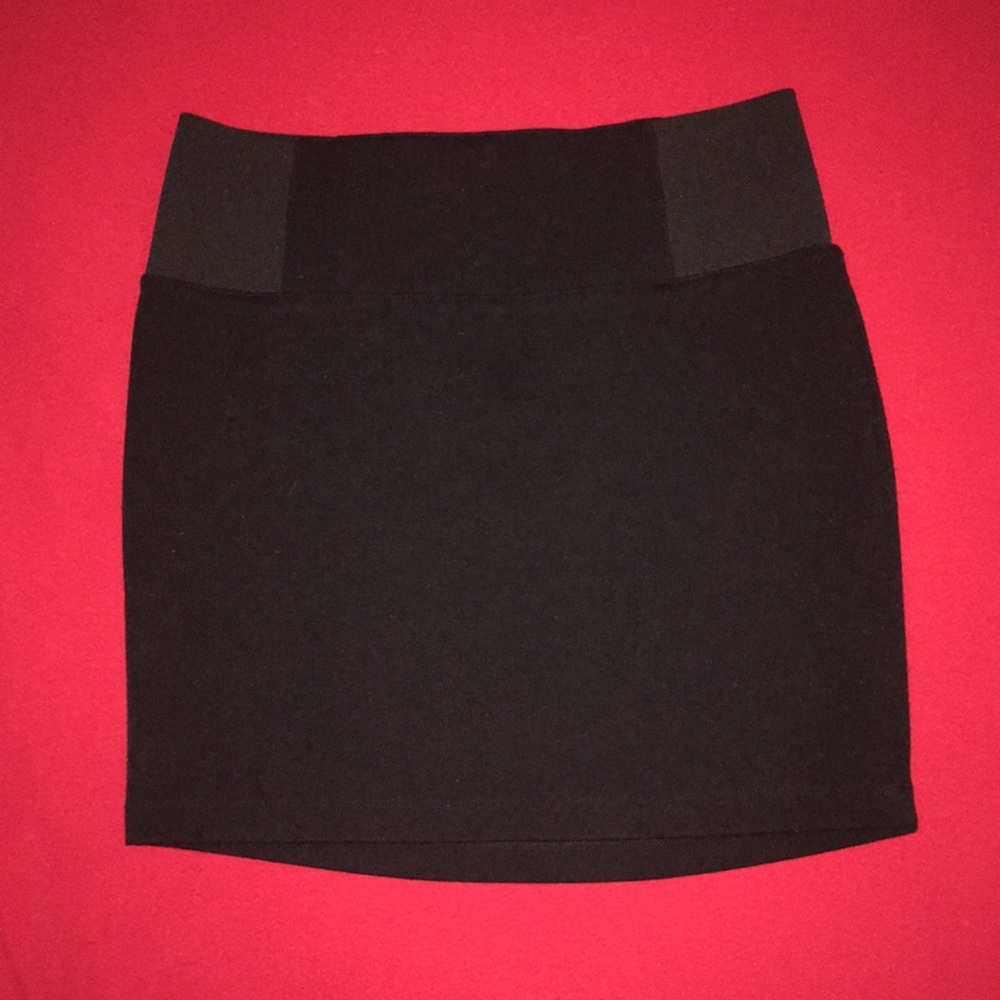 Charlotte Russe Black Mini-Skirt