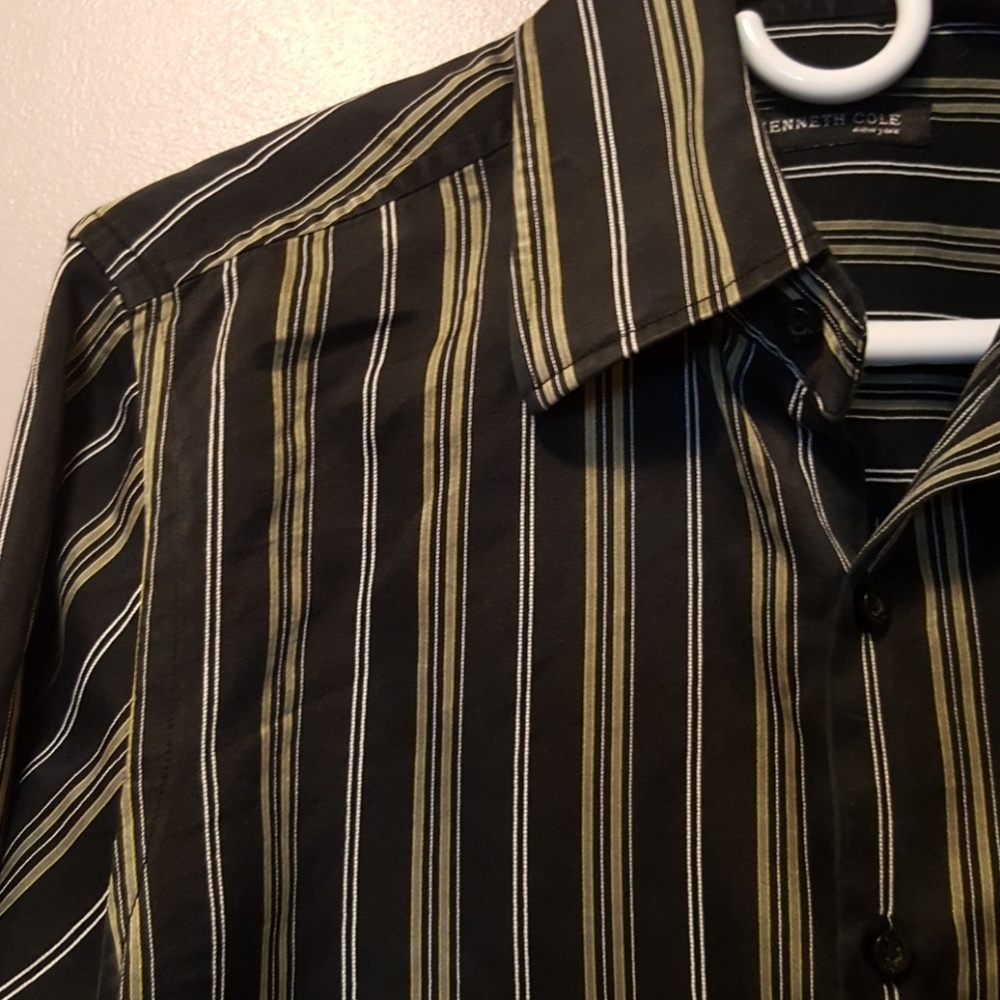 Kenneth Cole silk/ cotton button down
