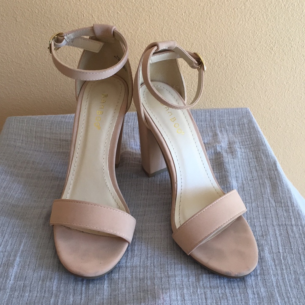 Bamboo Blush Heels