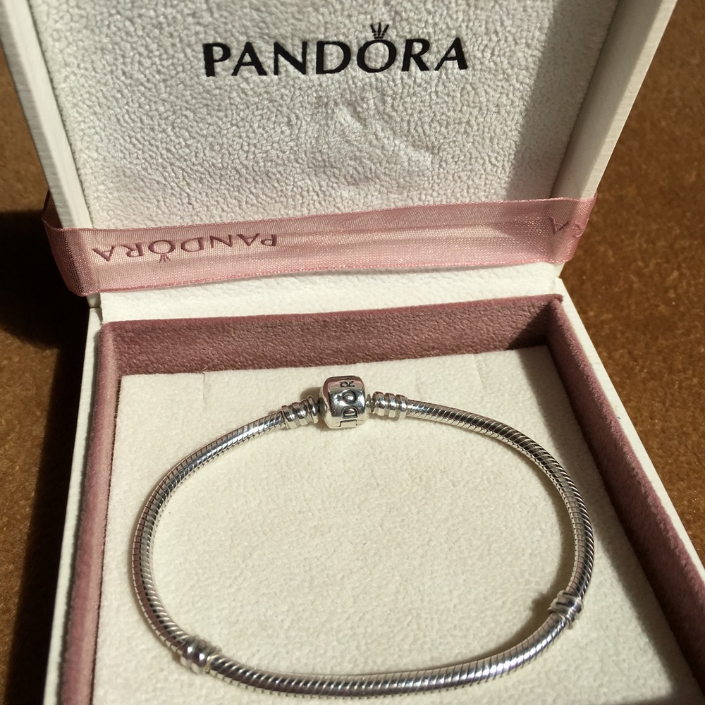 Iconic Silver Pandora Charm Bracelet