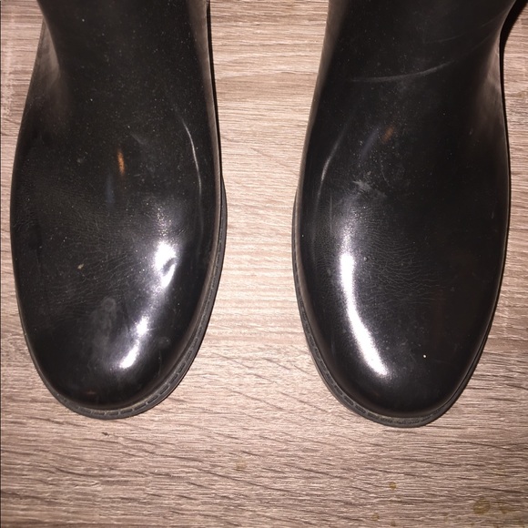 COACH rain boots! Women size 6 - Picture 3 of 4