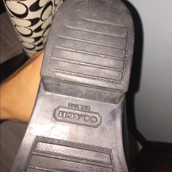 COACH rain boots! Women size 6 - Picture 4 of 4