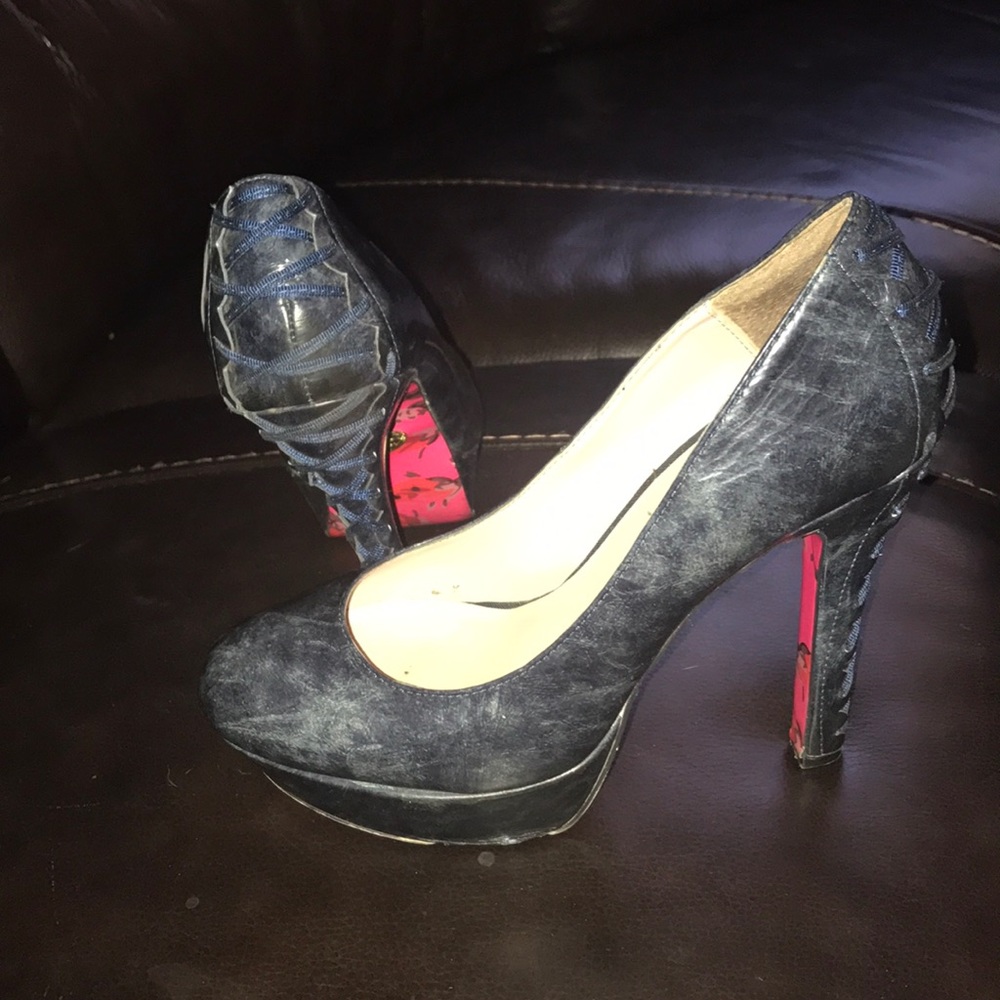 Betsy Johnson demon colored heels