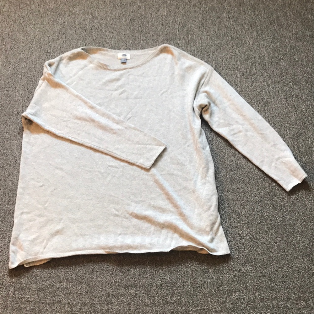 Old Navy Beige/Grey Sweater - XXL