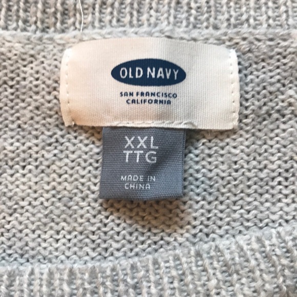 Old Navy Beige/Grey Sweater - XXL - Picture 2 of 2