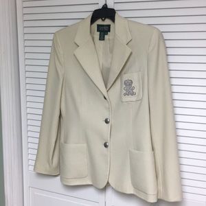 Winter white Ralph Lauren blazer