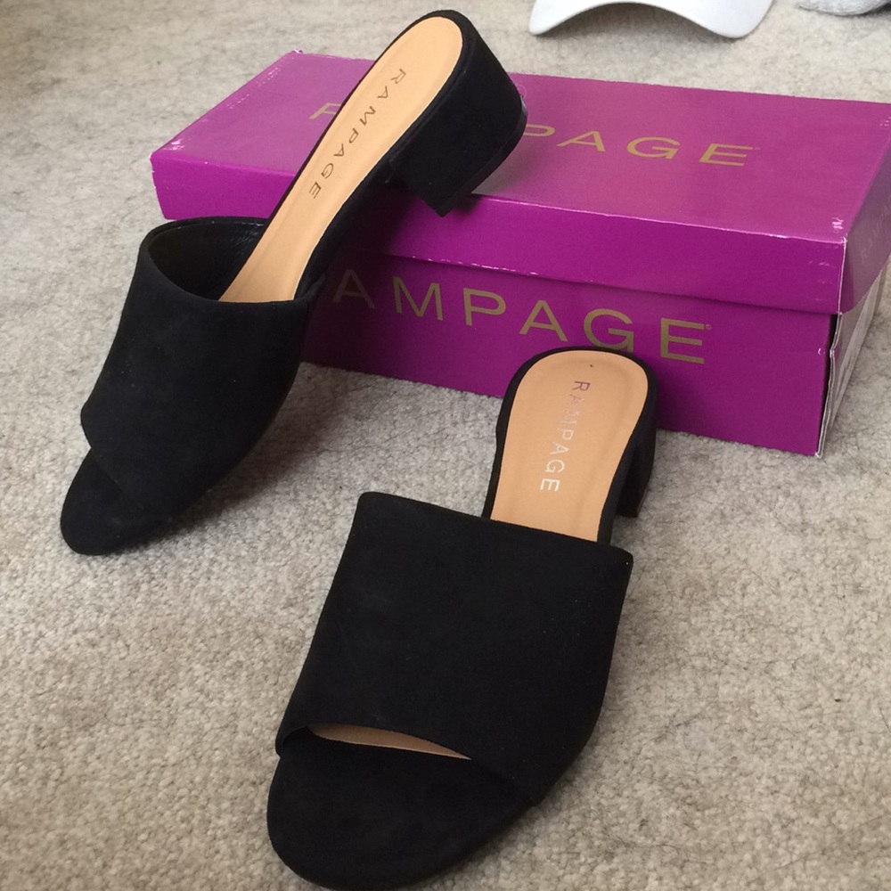 Black Suede Sandals