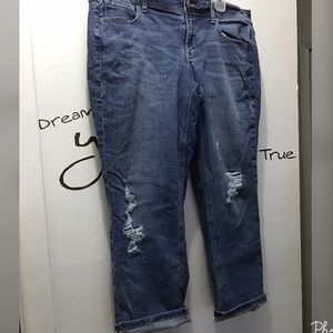 Lane Bryant Destructive Boyfriend Jean Genius Fit