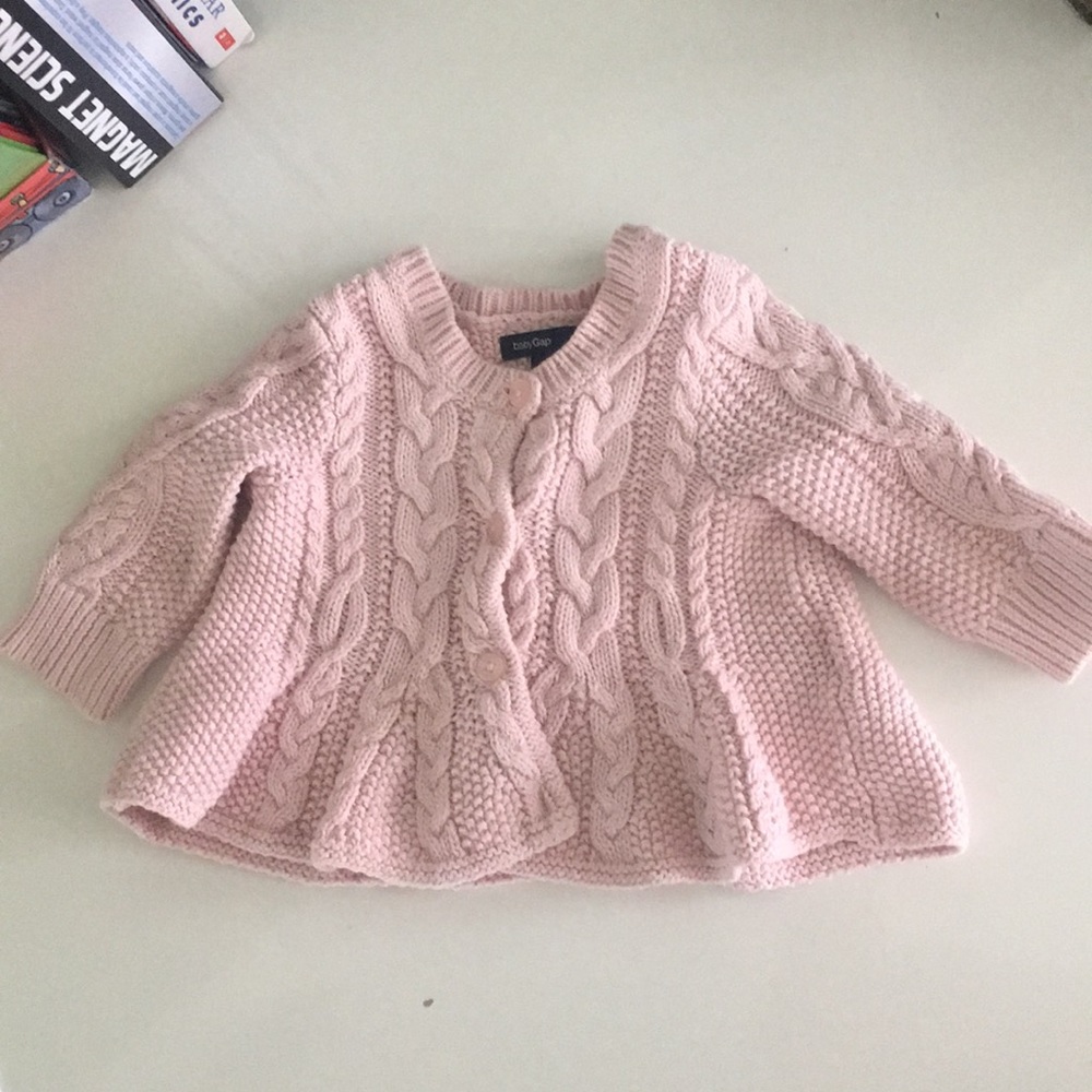 Baby Gap sweater girl 0-3 months- donating soon!!