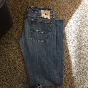 Seven for all mankind jeans size 31, inseam 32