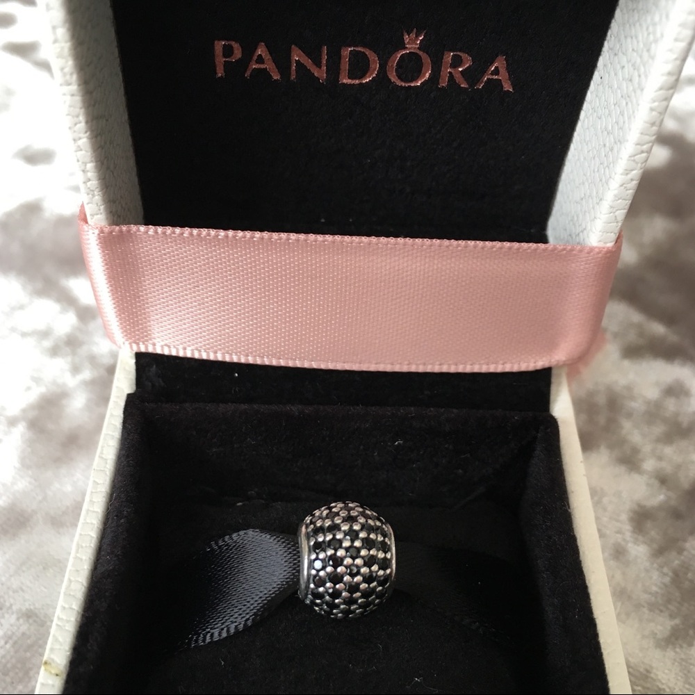 Pandora Black CZ Stone Charm