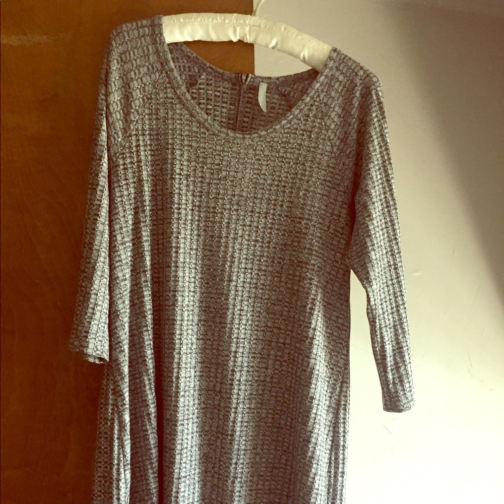 Vanity gray casual dress