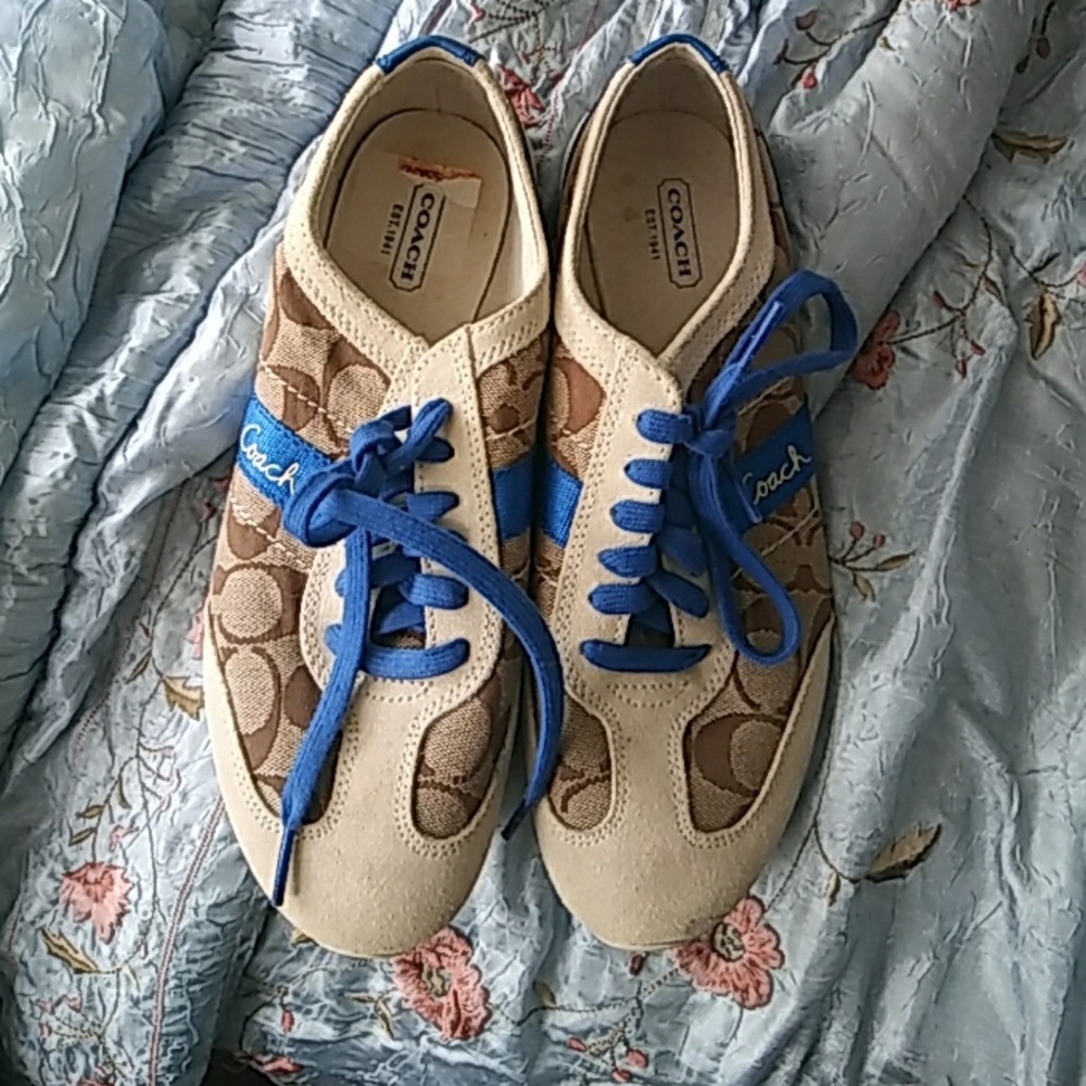 Royal Blue Coach Shoes