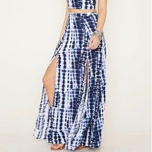 NWT Tie Dye Maxi Skirt